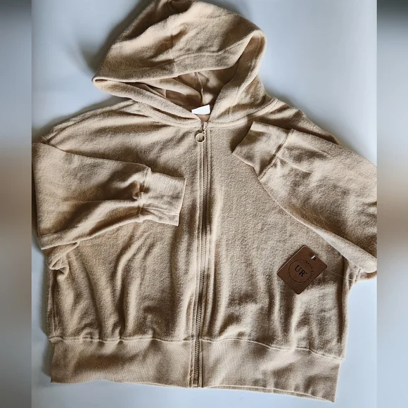 NWT Urban Rebel Cropped Zip Up Hoodie Size 2X - Picture 1 of 13